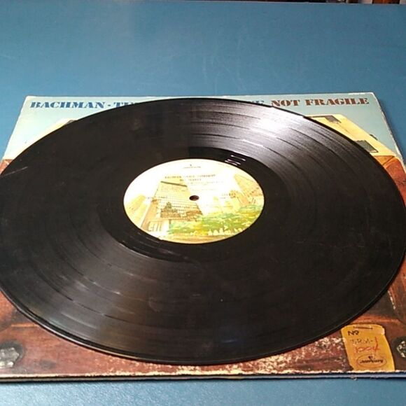 Brown and Yellow Vinyl Record - Picture 8 of 10